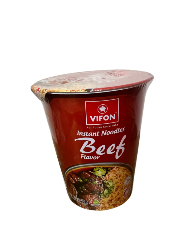 Vifon cup noodles Beef flavour