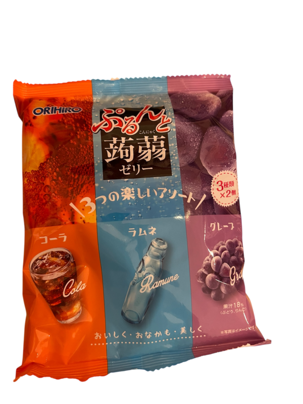 Orihiro Konjac Jelly Ramune & Cola & Grape